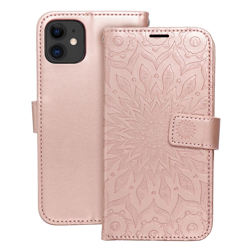 MEZZO Kirjasuojakuori iPhone 11:lle mandala ruusukulta