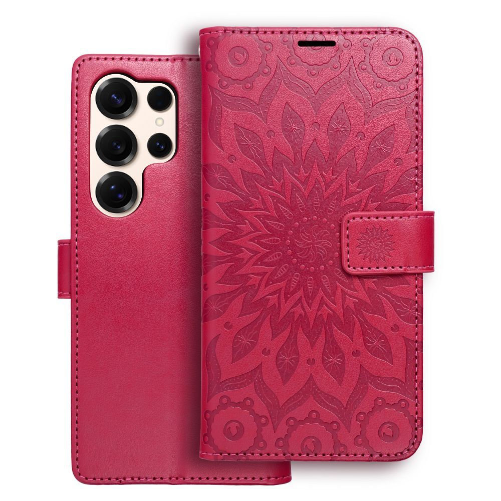 MEZZO-kirjakotelo SAMSUNG S25 Ultra mandala purppura