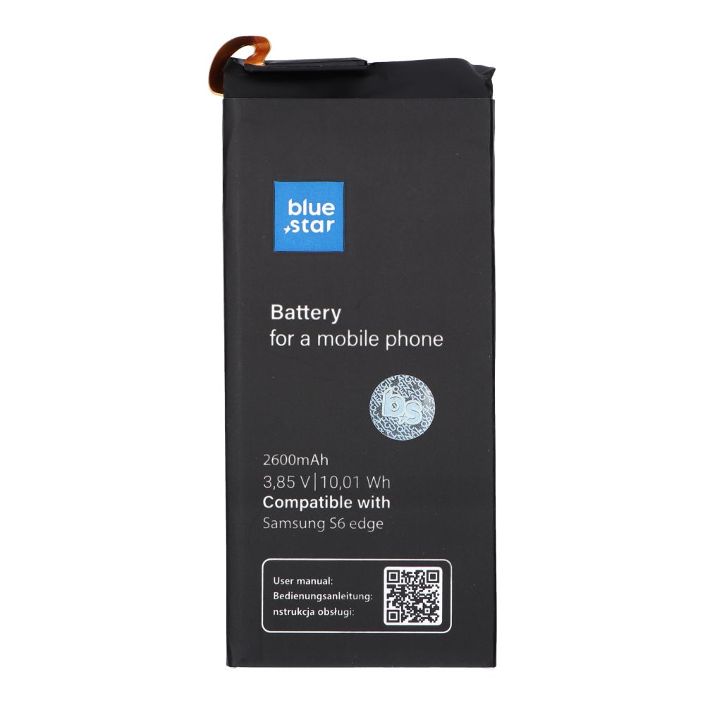 Akku Samsung S6 Edgelle 2600 mAh Blue Star Premium