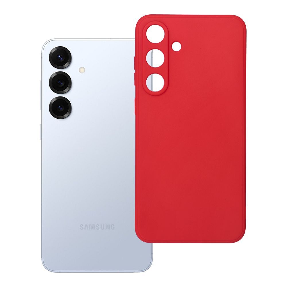 Pehmeä suojakuori Samsung S25 Plus punainen