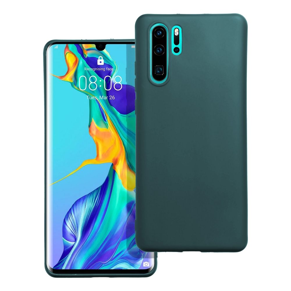 Suojakuori Huawei P30 PRO:lle Matt tummanvihreä