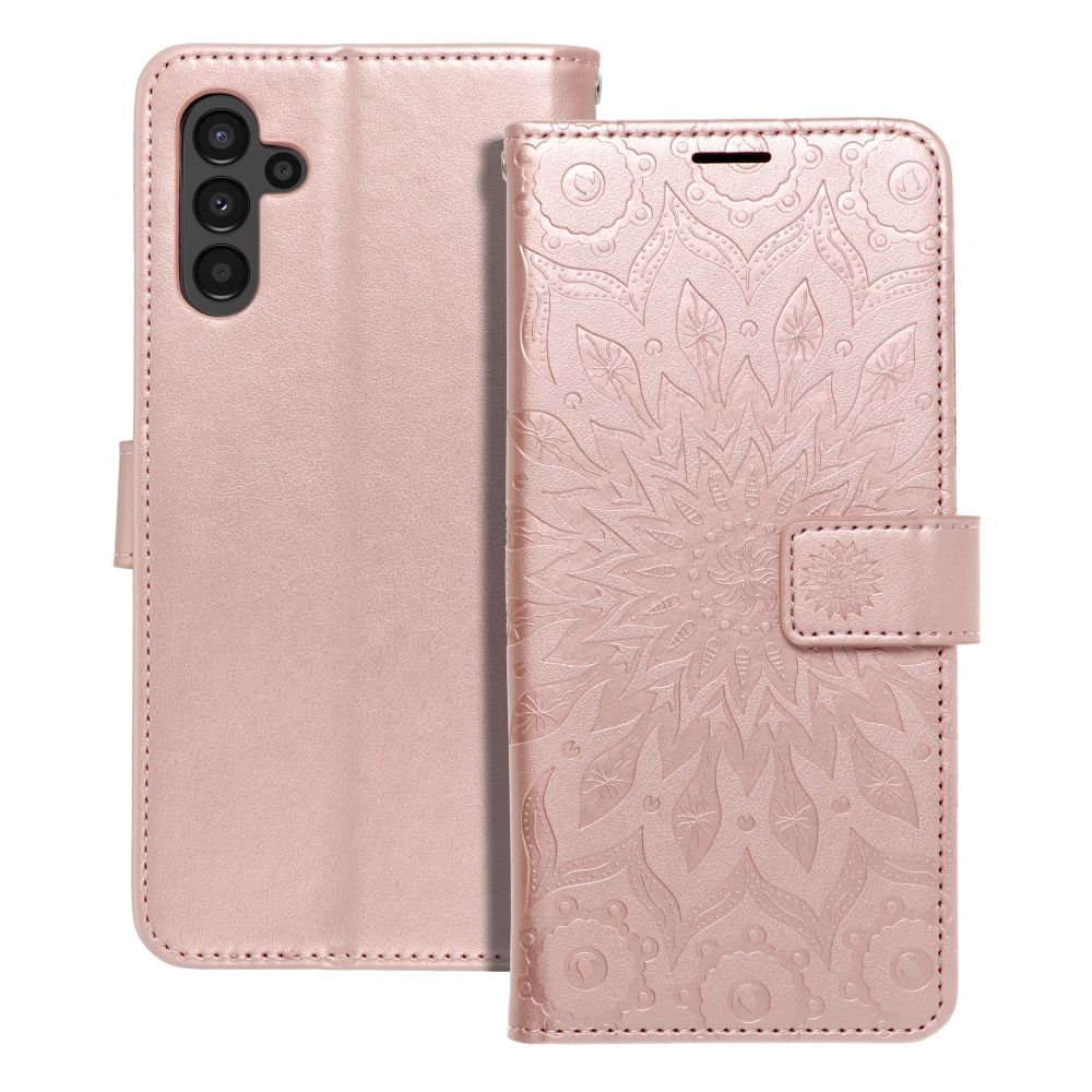 MEZZO Kirjasuojakuori Samsung A13 5G / A04S:lle mandala ruusukulta