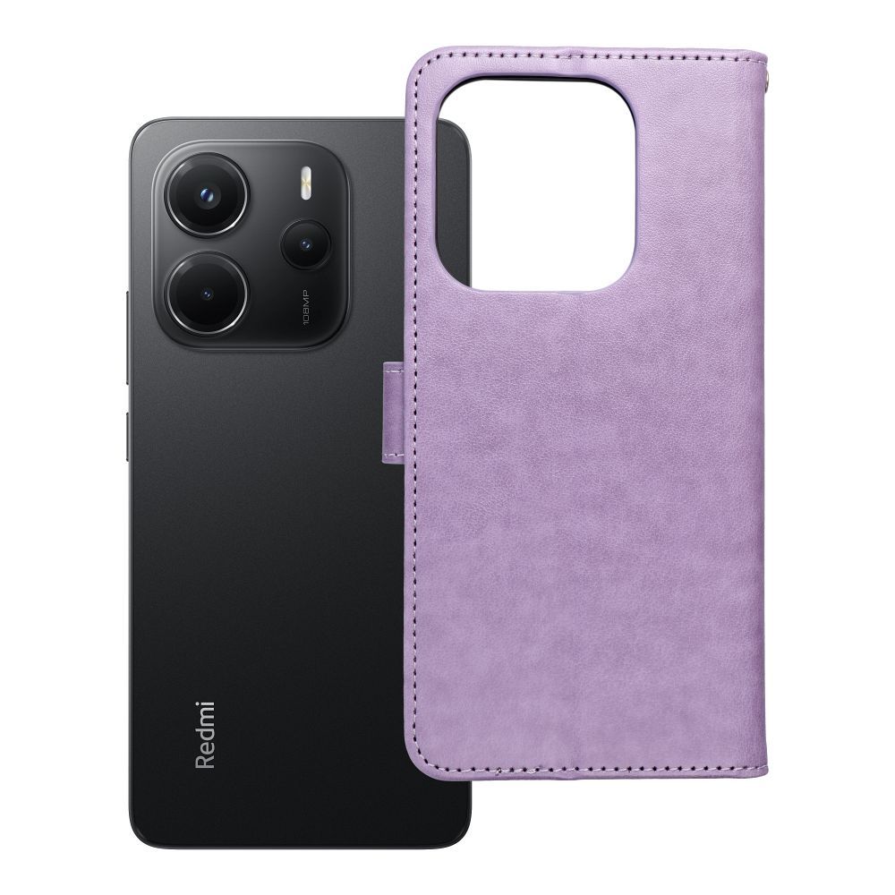 Flip case for Xiaomi Redmi NOTE 14 4G (GLOBAL - 164,84mm x 78,15mm x 8,16mm) Mezzo Book dreamcatcher violet
