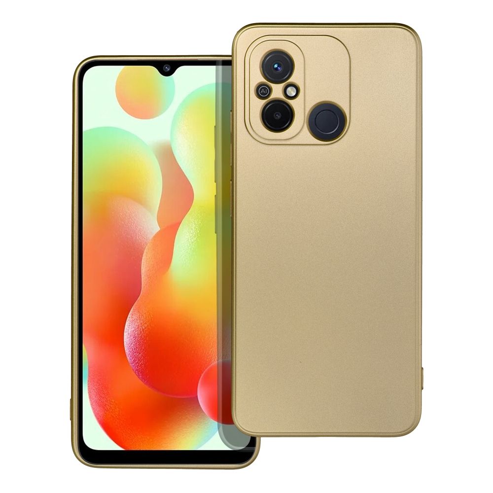 Metallinen Suojakuori Xiaomi Redmi 12C kultainen