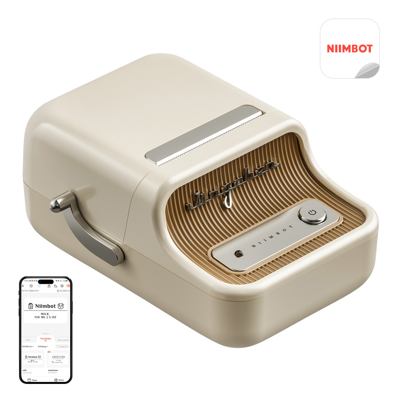Niimbot B21 Pro Kannettava Tarratulostin - Kermainen