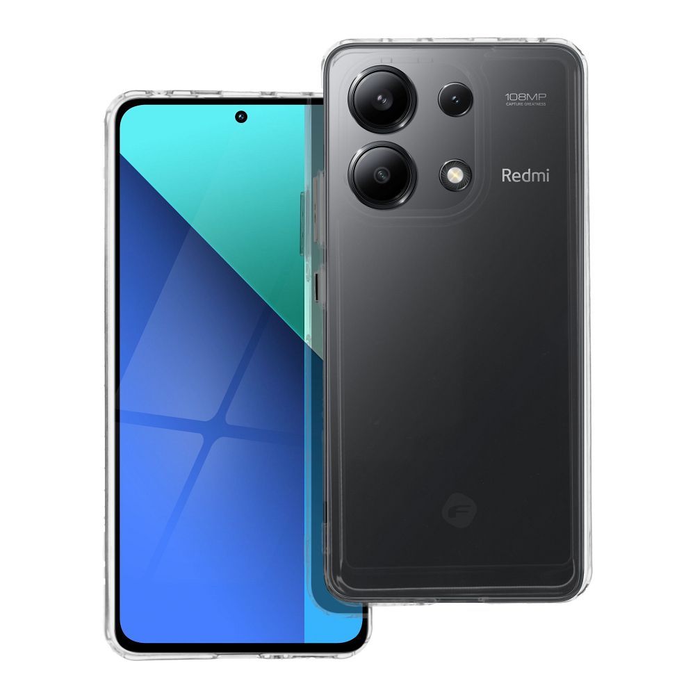 Suojakuori Xiaomi Redmi Note 13 4G:lle Forcell F-Protect läpinäkyvä