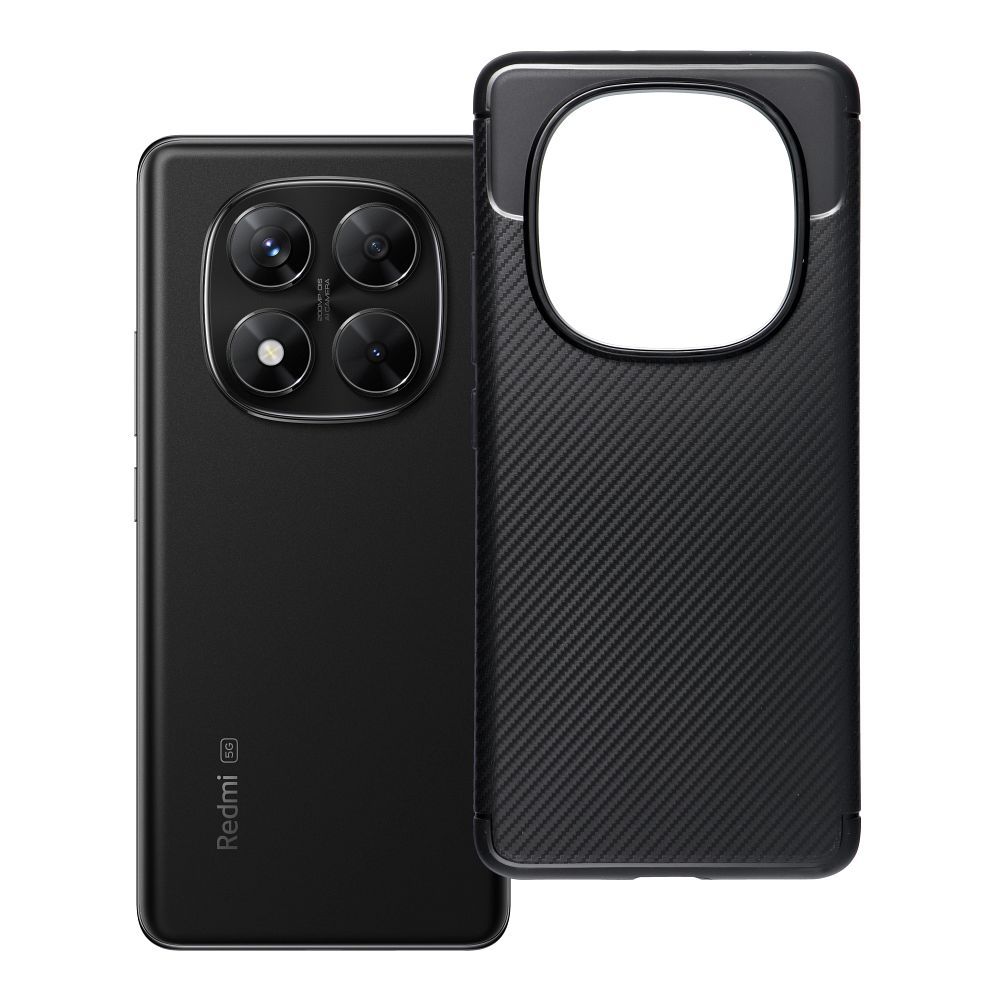 Suojakuori Xiaomi Redmi Note 14 PRO 5G:lle Carbon Premium musta