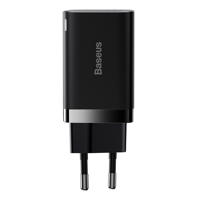 Laturi Baseus Super Si Pro 30W USB-C/USB-A musta CCSUPP-E01