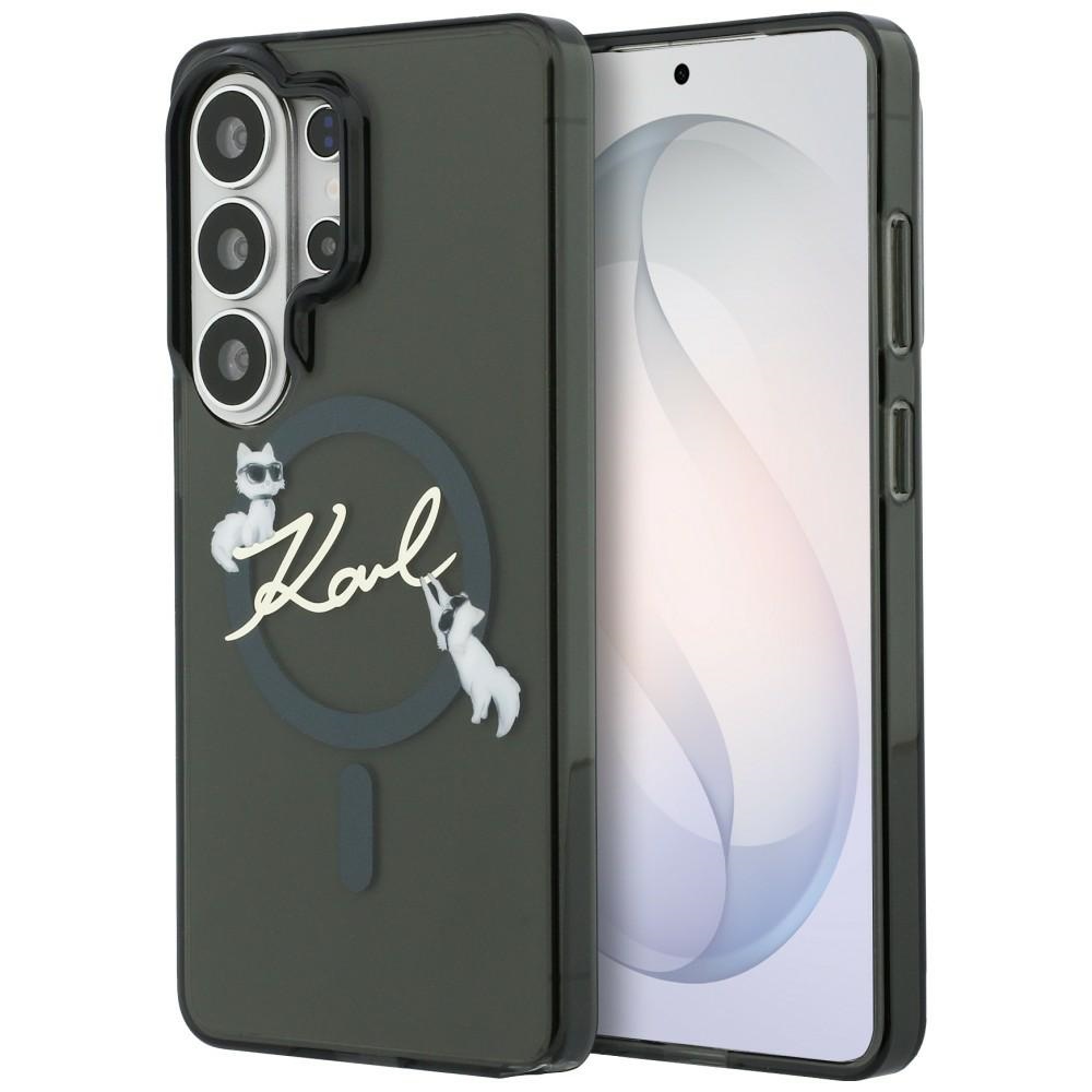 Karl Lagerfeld suojakuori IML KC Script MagSafe Samsung Galaxy S26 Ultra:lle musta