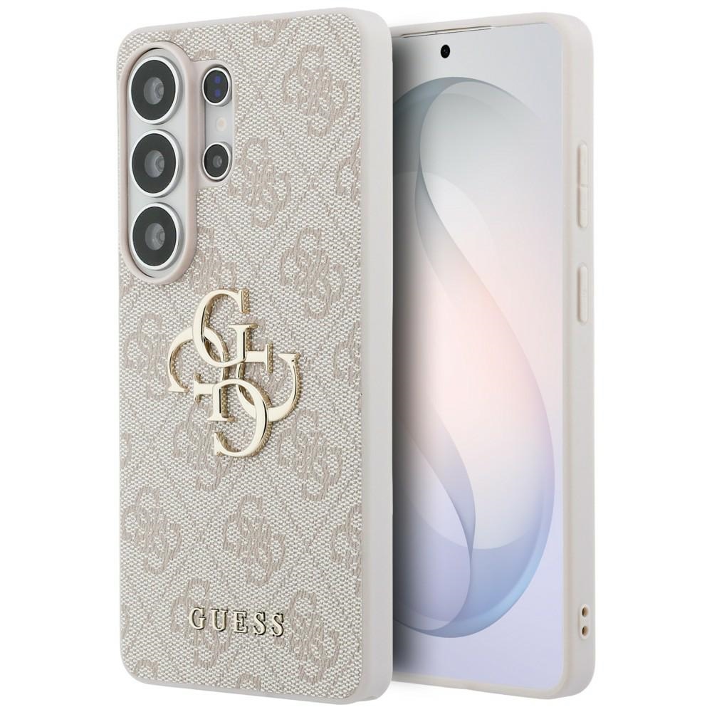 Guess 4G Big Metal Logo Suojakuori Samsung Galaxy S26 Ultra vaaleanpunainen