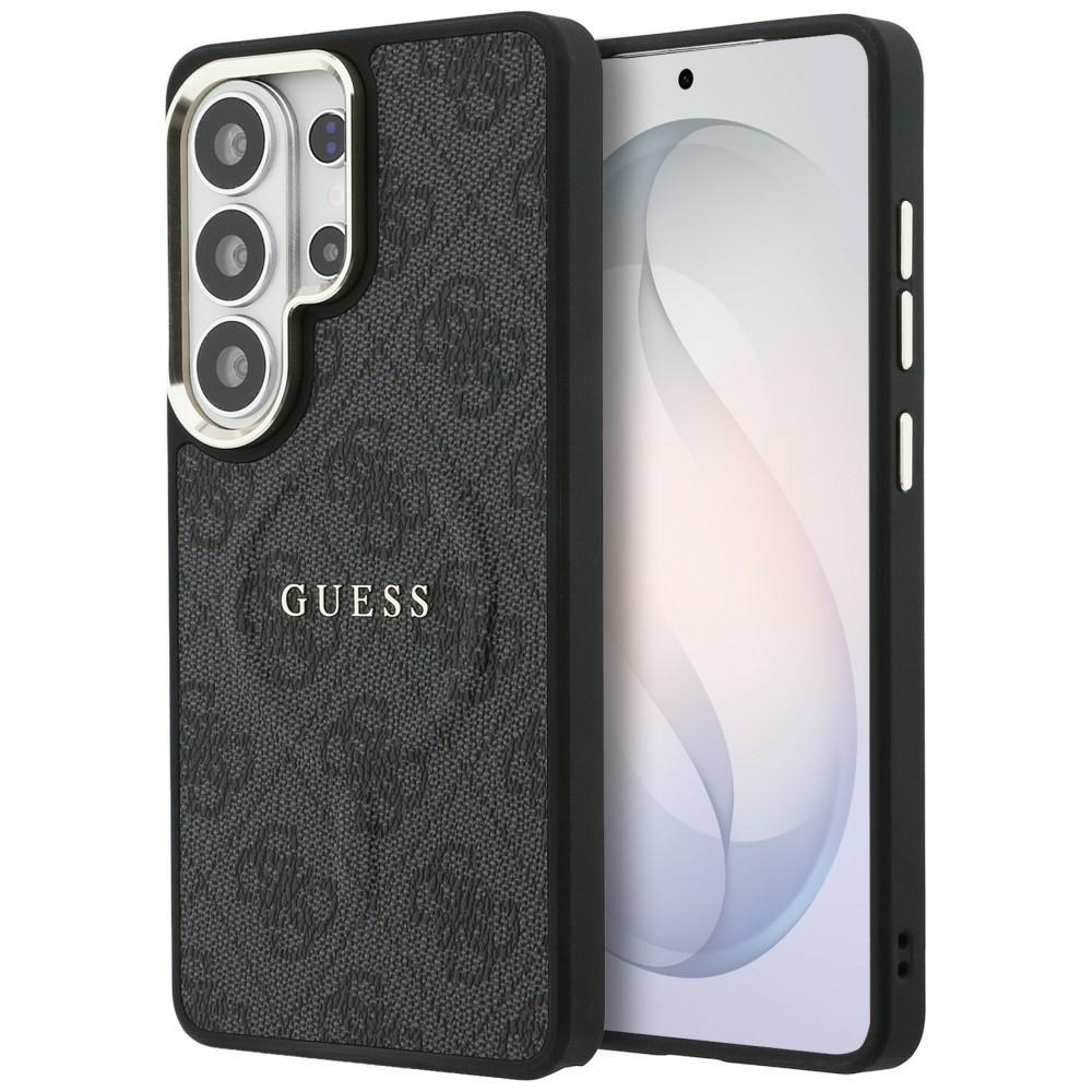 Guess suojakuori 4G Embossed Ring MagSafe Samsung Galaxy S26 Ultra:lle musta