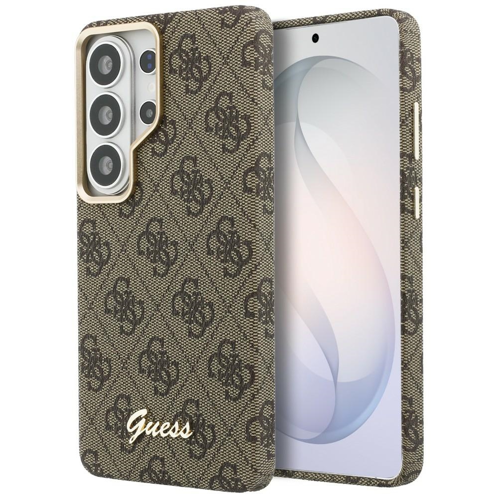 Guess case 4G Script MagSafe for Samsung Galaxy S26 Ultra brown