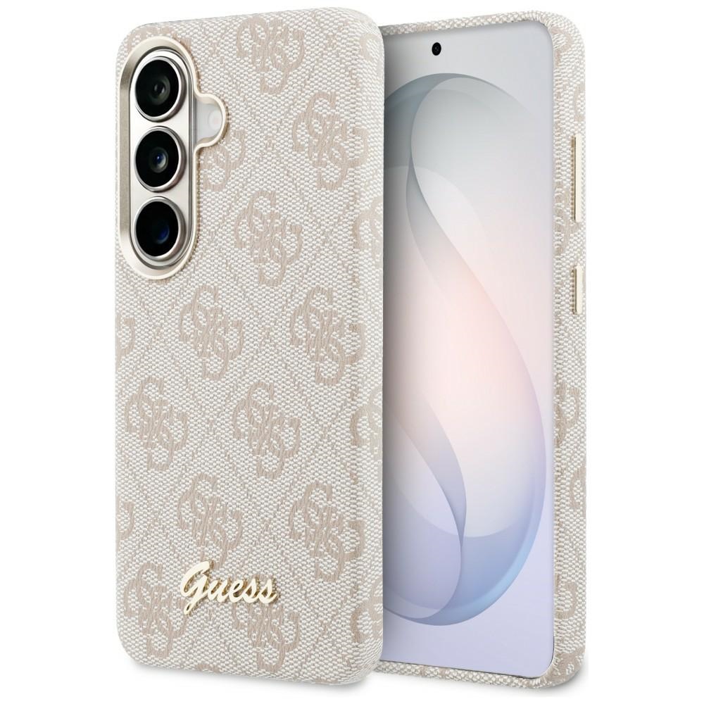 Guess case 4G Script MagSafe for Samsung Galaxy S26 pink