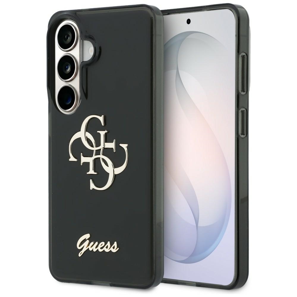 Guess Suojakuori IML Big Metal 4G Script Samsung Galaxy S26 -puhelimelle musta
