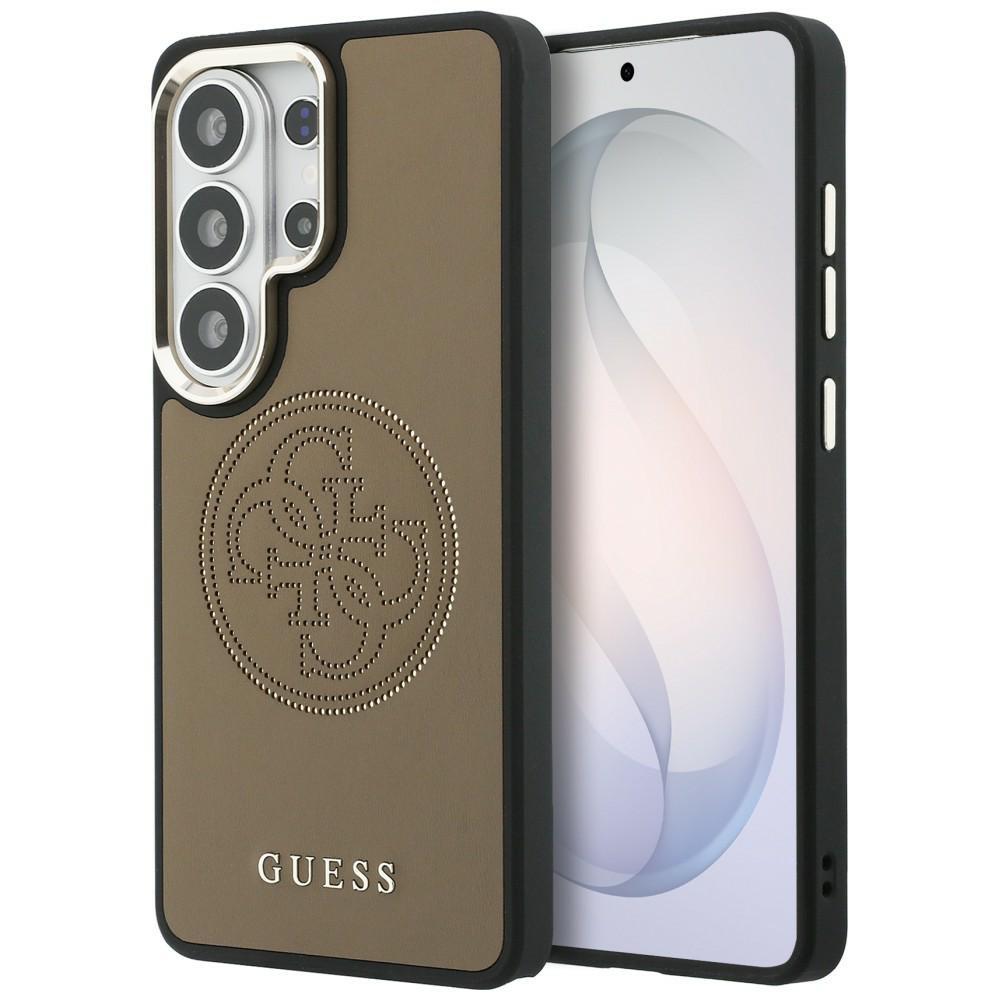 Guess suojakuori Perforated Logo MagSafe Samsung Galaxy S26 Ultra:lle ruskea