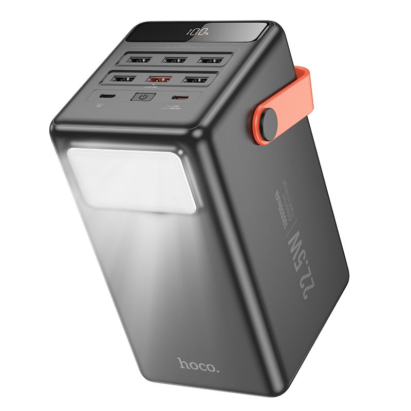 Hoco J142 varavirtalähde 22,5W+PD 20W 100000 mAh musta