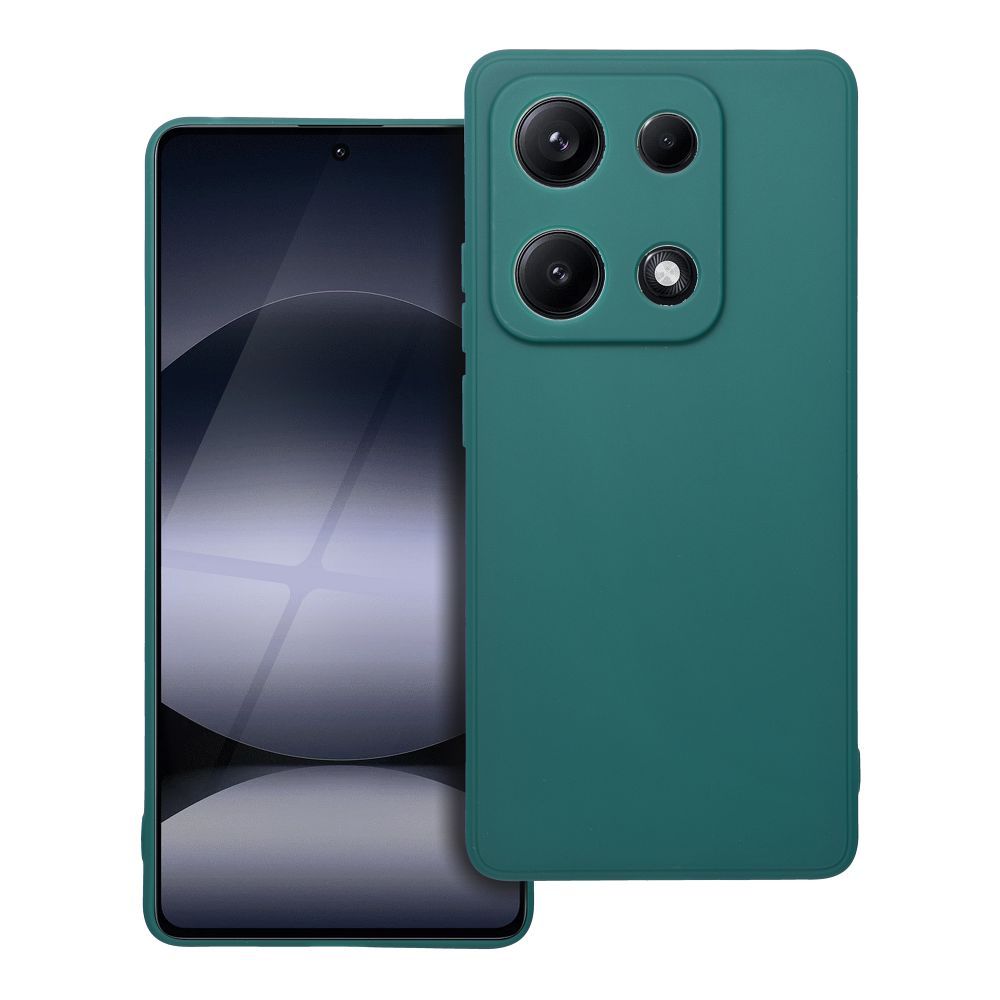 Matt tummanvihreä Suojakuori Xiaomi Redmi Note 14S:lle