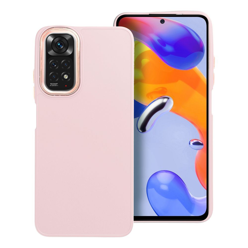 Frame Suojakuori Xiaomi Redmi Note 11 / 11S puuterinvaaleanpunainen