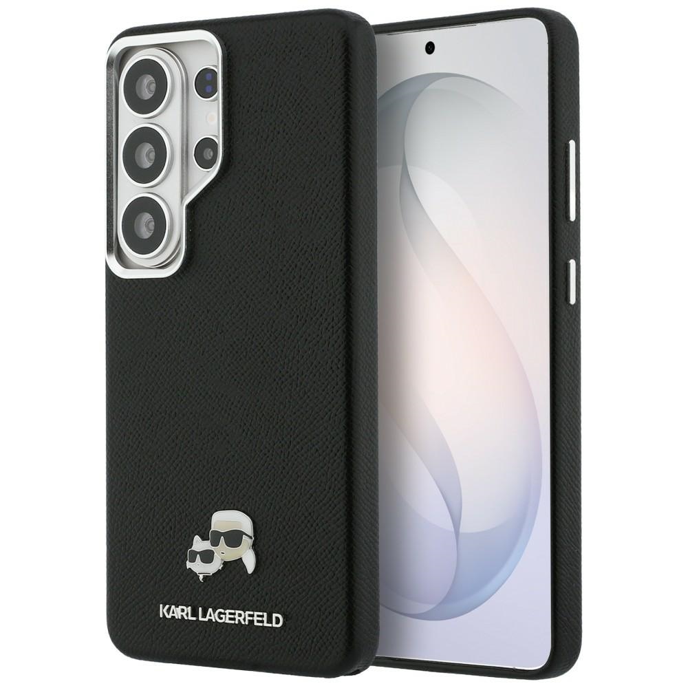 Karl Lagerfeld Saffiano KC Metal Logo MagSafe suojakuori Samsung Galaxy S26 Ultra musta