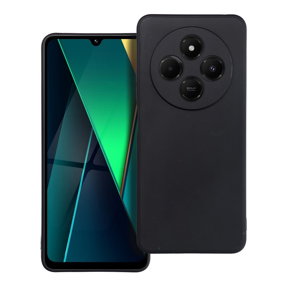Matt musta Suojakuori Xiaomi Poco C75:lle