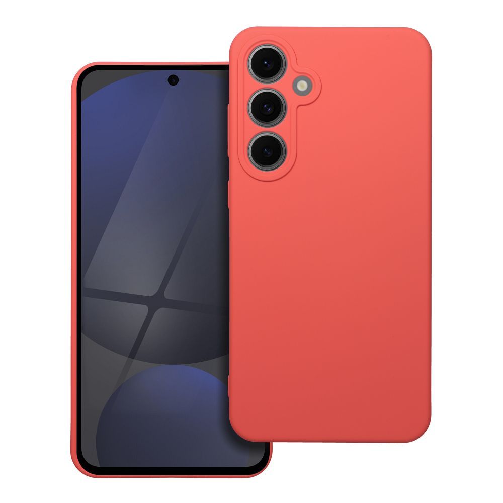 Silikoninen suojakuori Samsung S24 FE persikka