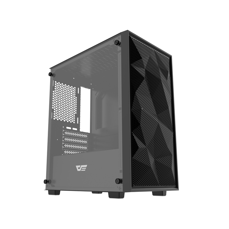 Darkflash M305 Mesh tietokonekotelo ilman tuulettimia (musta)