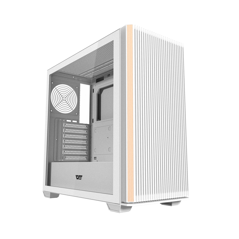 Darkflash DS900WS ATX Tietokonekotelo Ilman Tuulettimia (valkoinen)