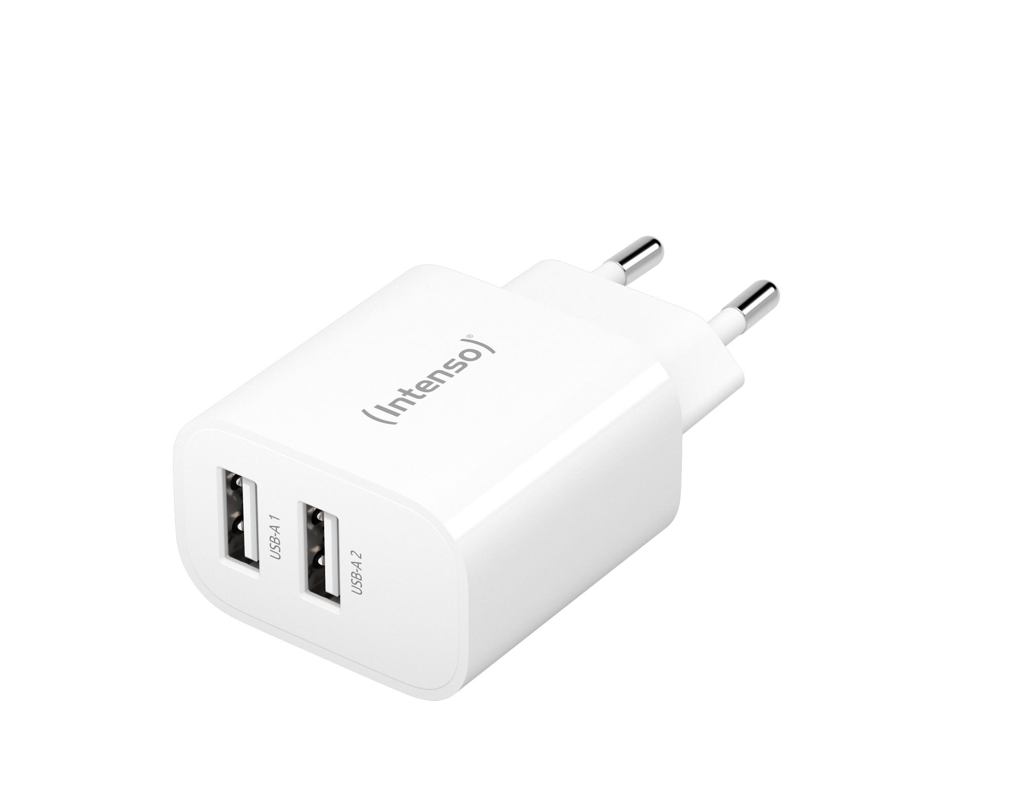 Verkkolaturi 2x USB-A 7802412 INTENSO