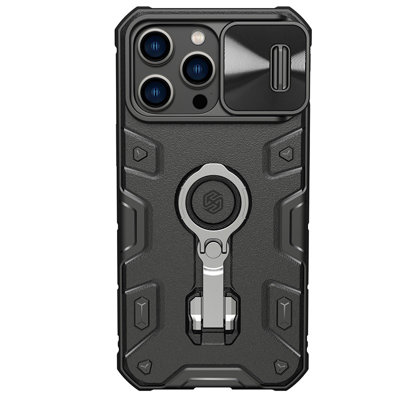 Kotelo Nillkin CamShield Armor Pro Apple iPhone 14 Pro musta