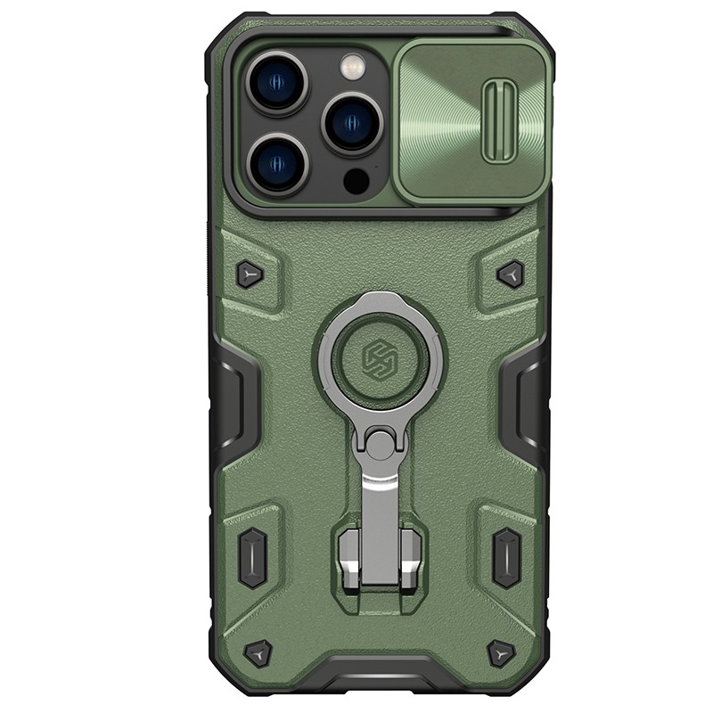 Nillkin CamShield Armor Pro suojakuori Apple iPhone 14 Pro vihreä