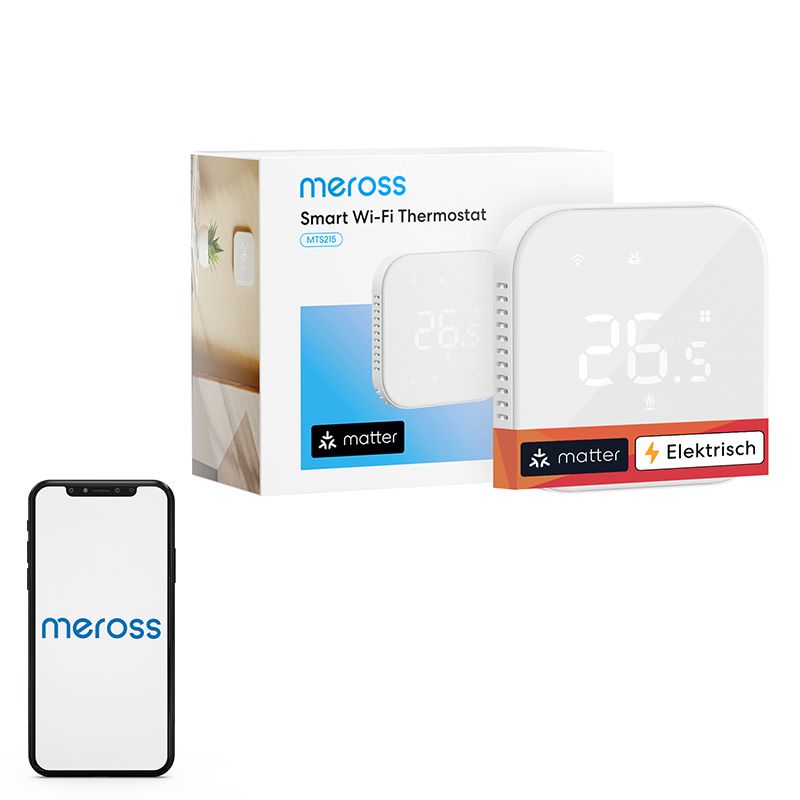 Älykäs WiFi-termostaatti Meross MTS215MA(EU) (Matter)