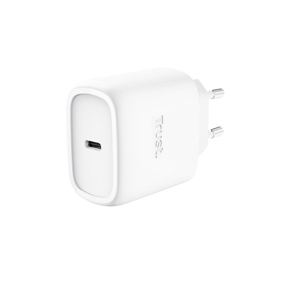 Trust Maxo 45W USB-C seinälaturi valkoinen 25522