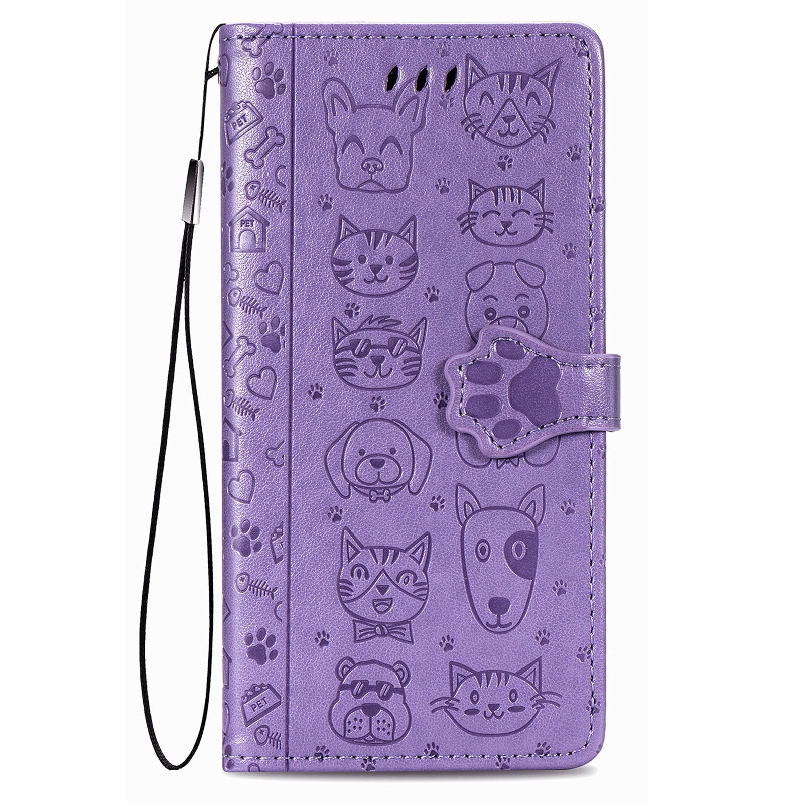 Case Cat-Dog Samsung A155 A15 4G/A156 A15 5G purple
