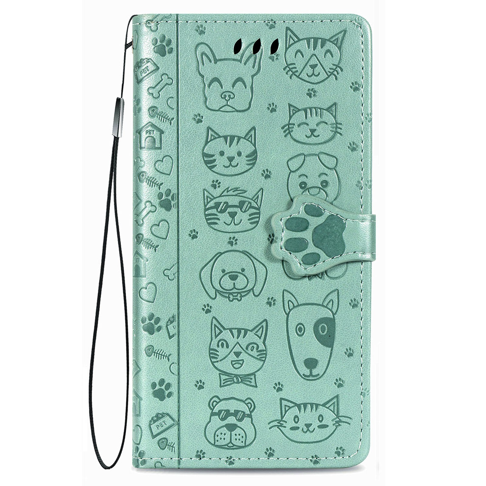 Case Cat-Dog Samsung A356 A35 5G green