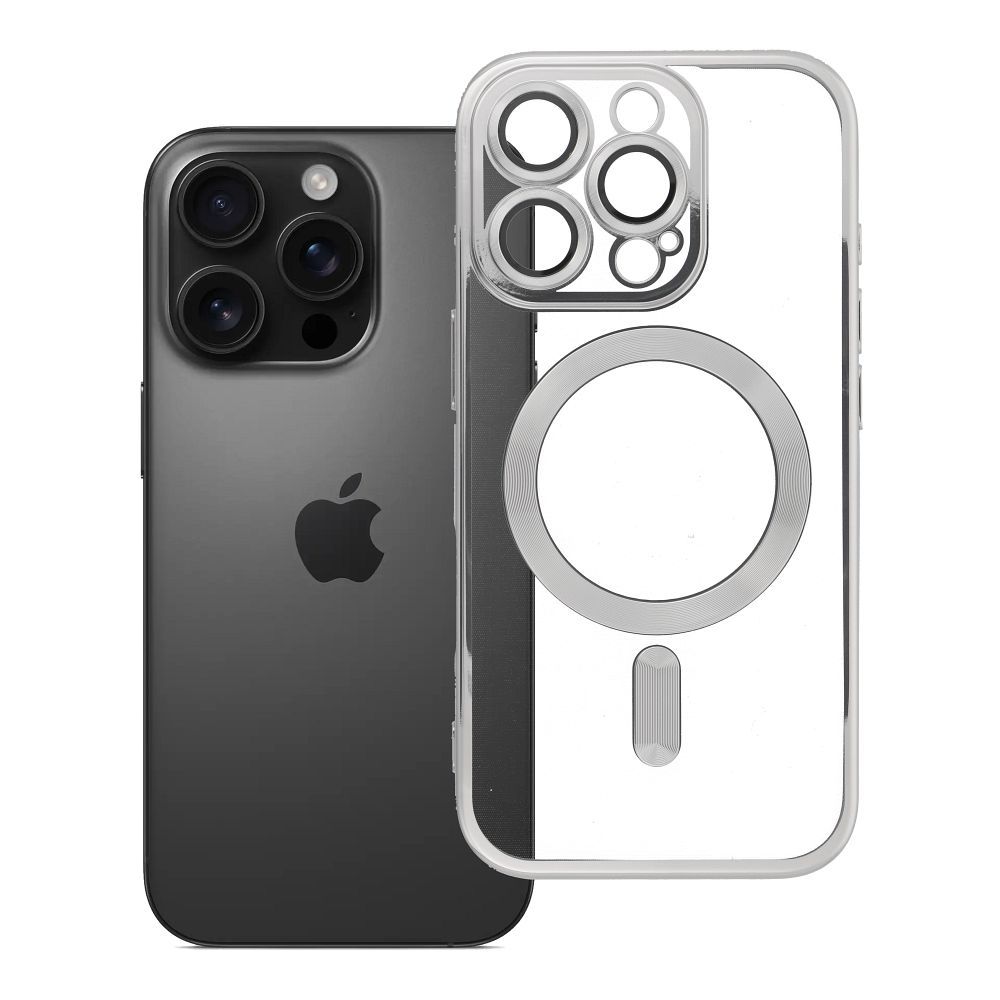 Suojakuori iPhone 16 PRO:lle Electro Mag Cover yhteensopiva MagSafe-version kanssa titaani