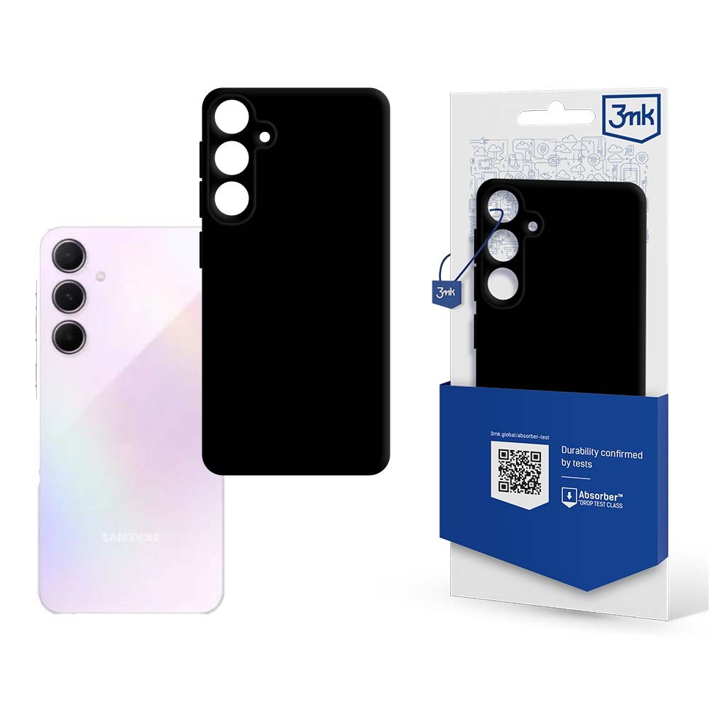3mk Matt Case -suojakuori Samsung A356 A35 5G:lle - musta
