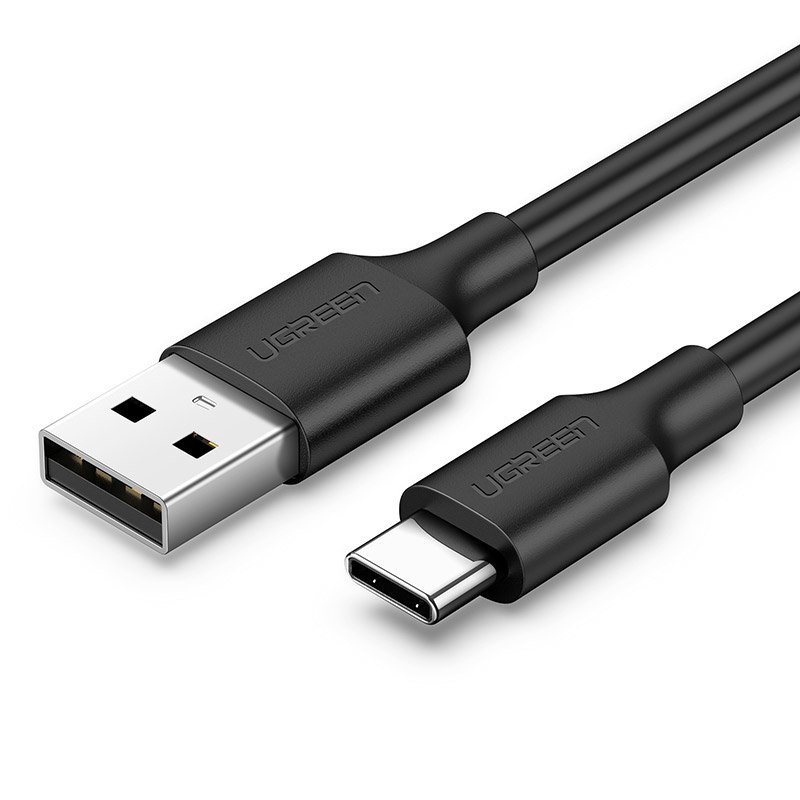 Ugreen US287 60115 USB-A / USB-C 2A -kaapeli 0,5 m - musta
