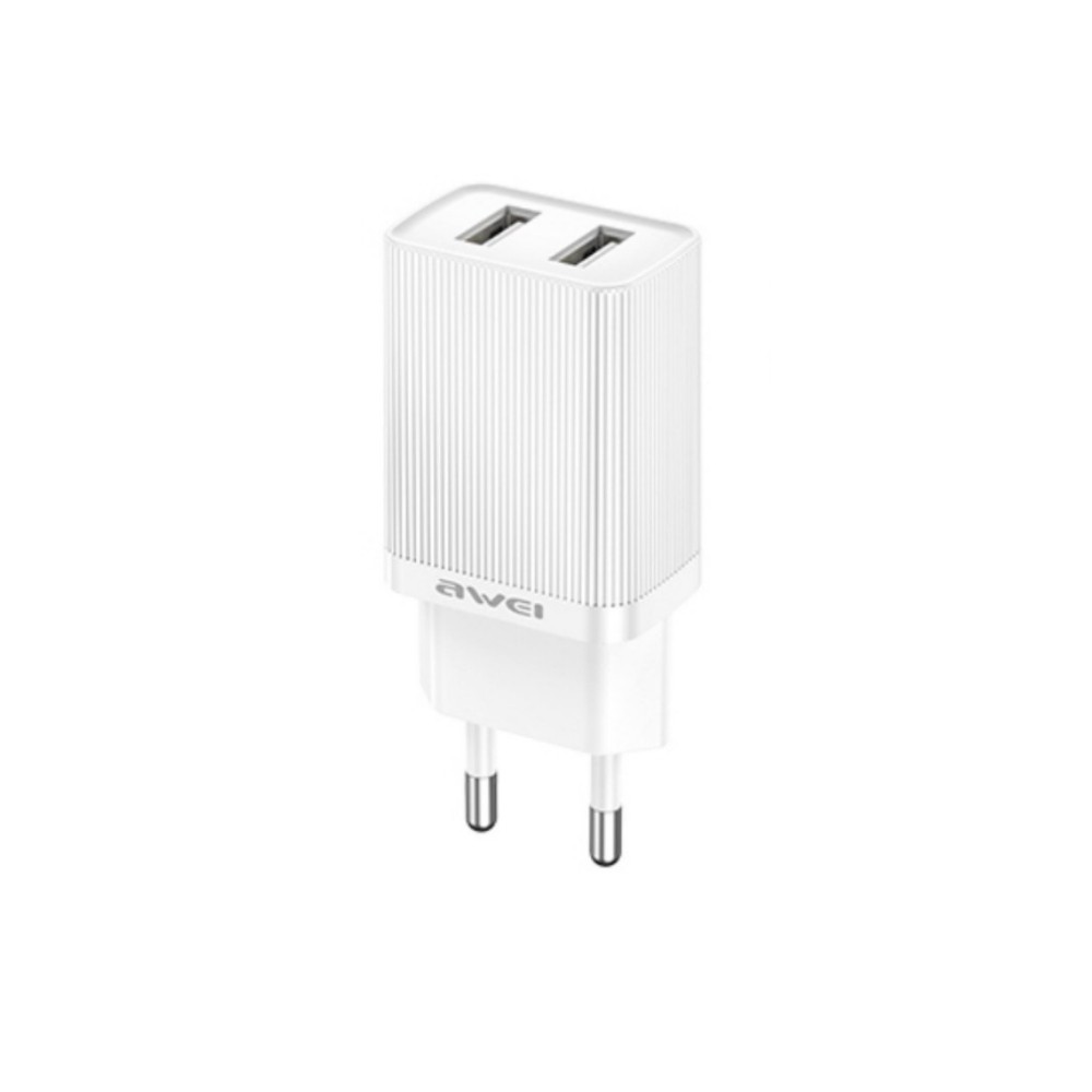Laturi Awei C15-EU 10W 2xUSB-A valkoinen
