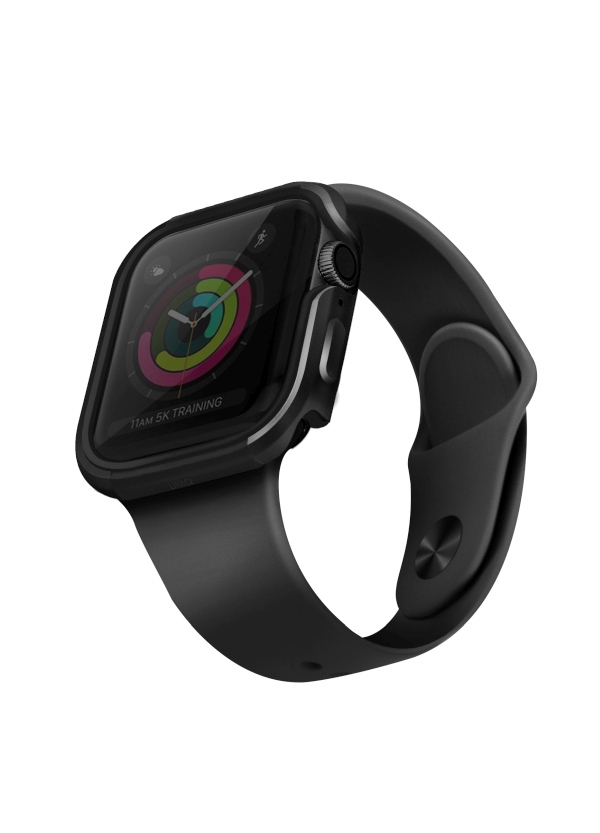 Uniq Valencia kotelo Apple Watch 4 / 5 / 6 / SE 40mm - harmaa - harmaa