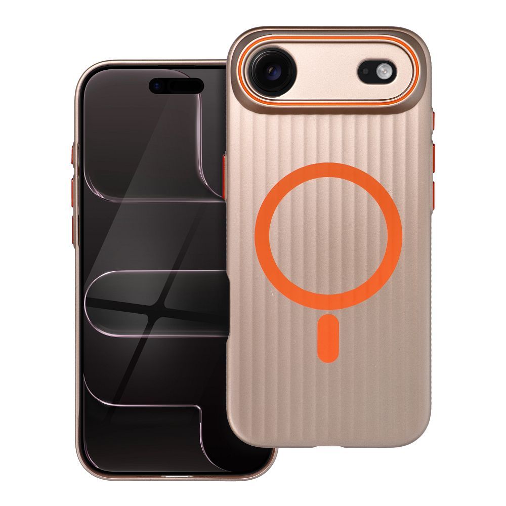 Suojakuori iPhone 17 AIR:lle Simply MagSafe-yhteensopiva titanium desert