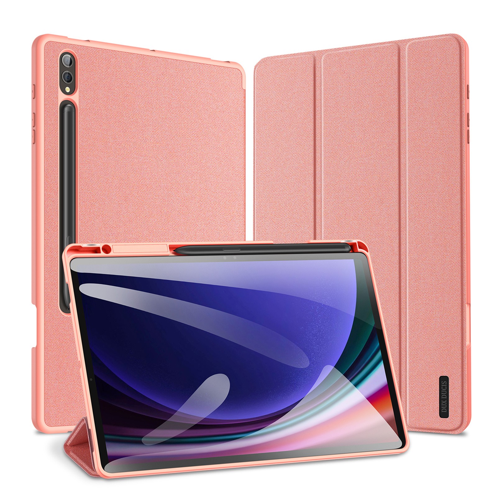 Suojakuori Dux Ducis Domo Samsung X820 Tab S10 Pluslle vaaleanpunainen
