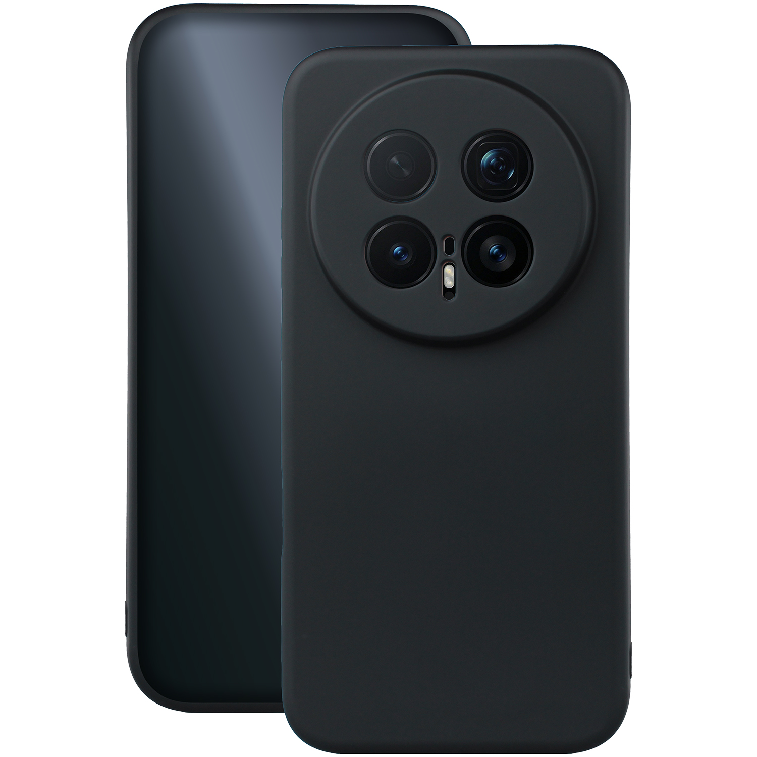 Silikoninen suojakuori Honor Magic 8 Prolle musta