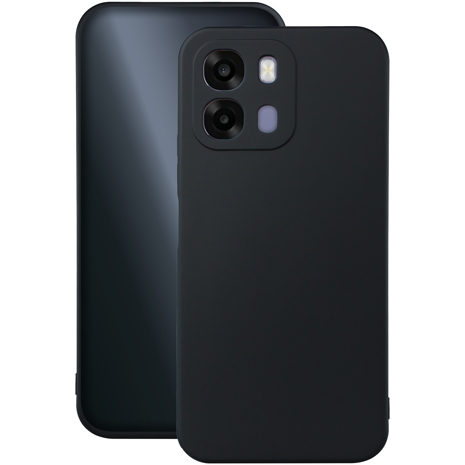Silikoninen suojakuori Oppo A6 4G / A6 5G / A6X 4G / A6X 5G / A6S 4G / A6S 5G Globalille musta
