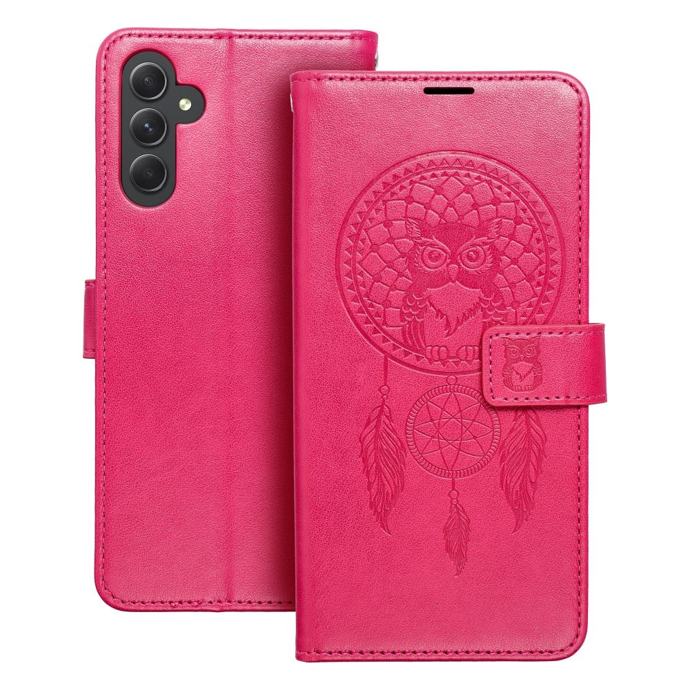 MEZZO Kirjasuojakuori Samsung A54 5G:lle dreamcatcher magenta