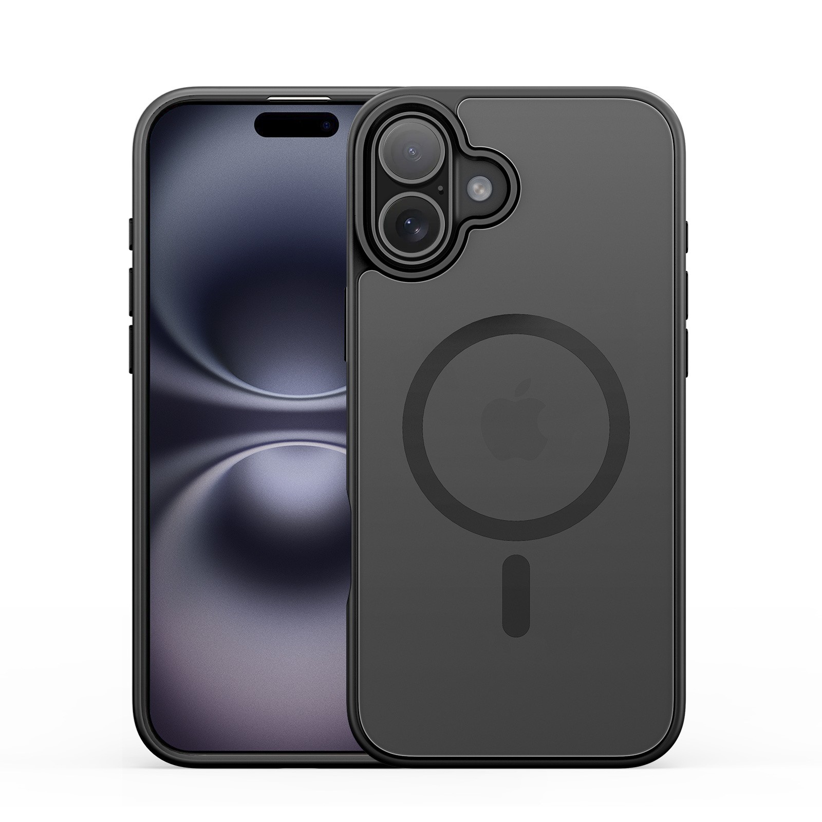 Dux Ducis Yind Suojakuori Apple iPhone 16 - musta