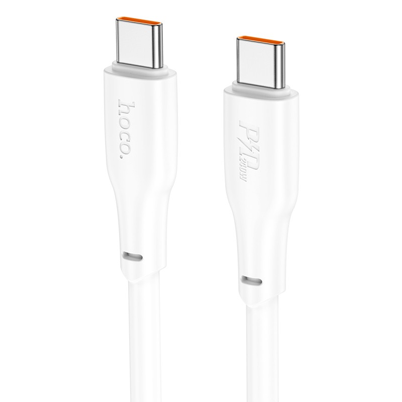 Hoco X93 USB-C – USB-C Kaapeli 60W 2,0 m, valkoinen