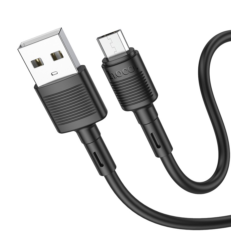 Hoco X83 USB-A – MicroUSB Kaapeli 1,0 m, musta