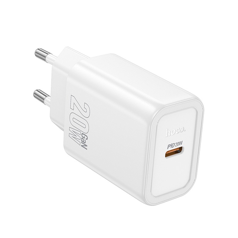 Charger Hoco N60 20W GaN USB-C white