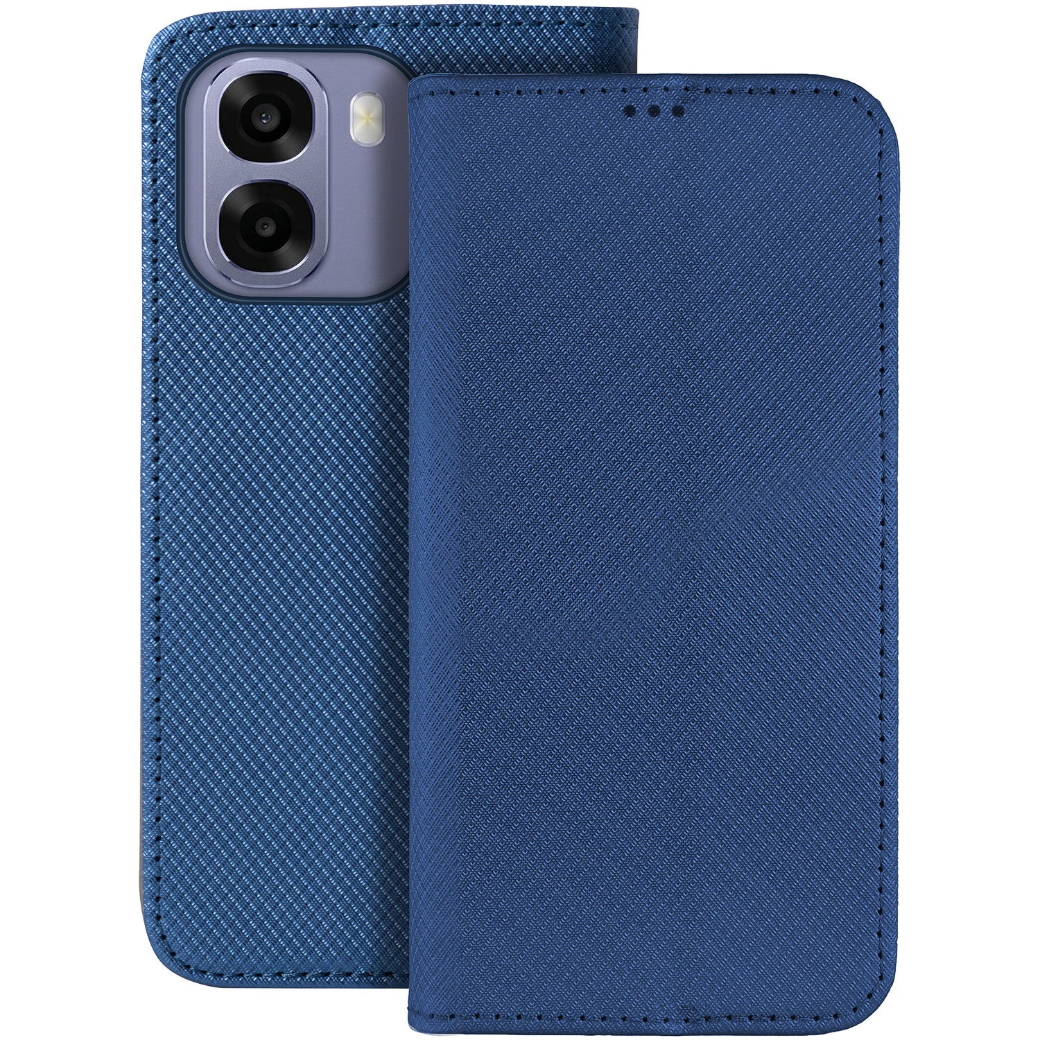 Smart Magnet -suojakuori Oppo A6 4G / A6 5G / A6X 4G / A6X 5G / A6S 4G / A6S 5G Globalille laivastonsininen