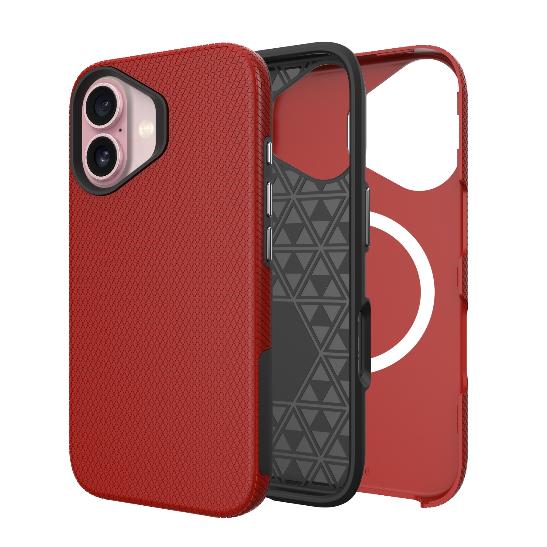 Perfectionists Triangle Mag Suojakuori iPhone 11 punainen